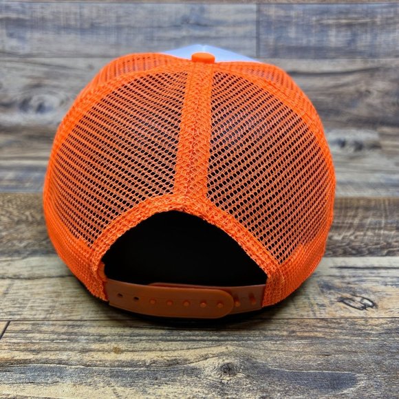 Retro Gatorade Mens Trucker Hat Orange Snapback 1986 Retro Logo Baseball Cap - Picture 5 of 8